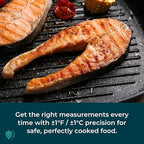 Cathy Yoder's Meat Thermometer Digital, Instant Read Food Thermometer for Cooking in Air Fryer Oven, BBQ, Grill & Baking. Measure Internal Temperatures Probe Easy Display Kitchen Grilling Accessories