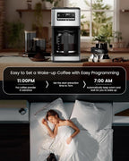 COWSAR 14-Cup Coffee Maker, 24-Hour Programmable Coffee Brewer, Keep Warm, Drip Free, Washable Filter, Stainless Steel, Silver - Commercial Performance