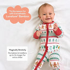 Little Sleepies Pajamas for Baby Boys & Girls, Viscose from Bamboo Baby Pajamas, Preemie & Newborn Sleepers, 2-Way Zipper PJs