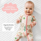Little Sleepies Pajamas for Baby Boys & Girls, Viscose from Bamboo Baby Pajamas, Preemie & Newborn Sleepers, 2-Way Zipper PJs