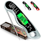 Meat Thermometer Digital，IP67 Waterproof Cooking Thermometer with Backlight, Calibration & Hold Function，Food Thermometer for Cooking,Outdoor Grilling，Suitable as Stocking Stuffers for Men