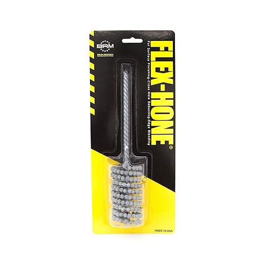 Brush Research BC112800 FLEX-HONE®, 1-1/2" (38mm) Diameter, 800 Grit, Silicon Carbide, for Mild Steel, Stainless Steel, Cast Iron and Softer Ferrous Materials