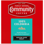Community Coffee 100% Colombia 72 Count Coffee Pods, Medium Dark Roast, Compatible with Keurig 2.0 K-cup Brewers, 12 Count (Pack of 6)