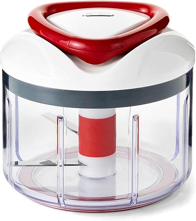 Zyliss Easy Pull Food Chopper and Manual Food Processor - Hand-Held Slicer & Dicer for Fruits & Vegetables - Easy Pull Manual Food Chopper - Cooking Gadgets & Kitchen Essentials - Easy Pull 2.0
