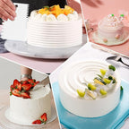 5 Pcs Fondant Smoother, Icing Smoother Essential Baking Tools for Perfectly Smooth Cakes(White)
