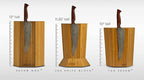 360KnifeBlock® - The 360KB™ (bamboo) ROTATING Magnetic Knife Block 10" tall SeriousEats/Food&Wine BEST Universal Knife Block - handmade in Washington