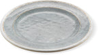 Carlisle FoodService Products Grove Reusable Plastic Plate Appetizer Plate with Rim for Home and Restaurant, Melamine, 7 Inches, Smoke, (Pack of 12)