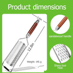 Nbippiooiwip cheese grater,zester grater with handle,and can easily handlelemons Vegetable,cheese and easy to handle without burden.