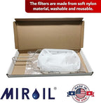 MirOil Silver Pot Filter Bag & Frame Combination Set, Compatible with MirOil 60L and 60LC Oil Filter Pail, Handles Hot & Cold Cooking Oil & Filters Up to 70 Lb. Polishing Oil, B6PS Pot Combo