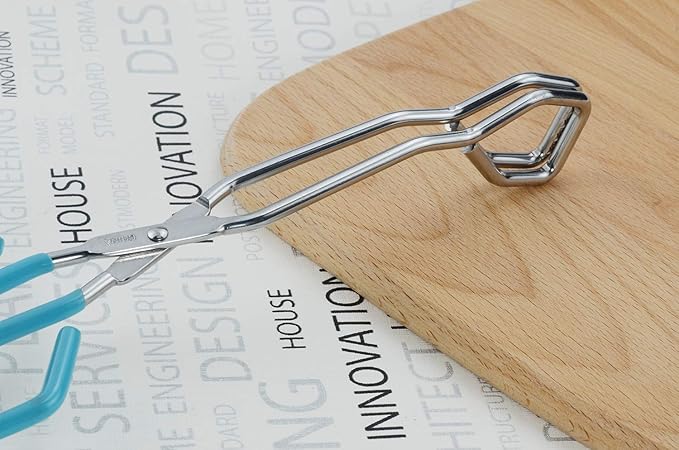 Kitchen Scissor Tongs 11-Inch Heavy Duty Stainless Steel Scissor Cooking Tongs