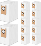 12 Pack Dust Bags Compatible with Eufy Omni S1 Pro, Omni S1 Robot Vacuum, 4-Layer Replacement Disposable Bags