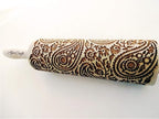PAISLEY Embossing Rolling Pin with Oriental Pattern. Dough Roller for Embossed Cookies and Pottery by Algis Crafts