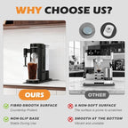 Sliding Pad for Ninja Single Serve Coffee Maker PB051 and PB041, Anti Slip Base Sliding Mat for Fast Moving, with Hanging Strap, Accessories Fit for Ninja Coffee Machine PB051/PB041, Black