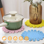 Trivets for Hot Dishes, Trivet for Pots and Pans, Heat Resistant Hot Pads, Potholders for Kitchen, Colorful Boho Trivets, Table Decorations,Kitchen Essentials for New Home 7.5"(Blue)