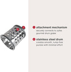 Zyliss E900058 Puree Drum Blade, Stainless Steel, Mashing, Puree, for Use with Zyliss Rotary Cheese Grater, 5 Year Guarantee