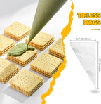 KEENPIONEER Disposable Piping Bags 14inch, 400 count