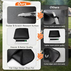 79x39 inches Large Under Grill Mats for Blackstone, Double-Sided Fireproof Outdoor Grill Protective Mat, Oilproof Waterproof BBQ Fire Pit Fireplace Mat