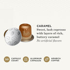 Peet's Coffee, Medium Roast Espresso Capsules, Compatible with Nespresso Original Machine - Caramel, 50 Count (5 Boxes of 10 Espresso Capsules)