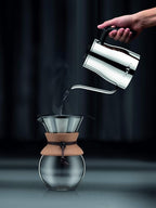 Bodum Bistro Gooseneck Stovetop Water Kettle, Chrome, 34 Ounce