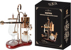 Nispira Belgium Royal Family Balance Syphon Unique Gravity Vintage Coffee Maker Vacuum Brewing System Copper 500 ml