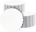 qiqee 13 Inch White Wave Cake Boards Round 15-Packs Circles Rounds Base Food-Grade Cardboard Wave Cake Plate（Thinner But Stronger）