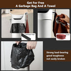 Knock Box for Espresso Grounds, Commercial Floor Standing Barista Style Absorbent Knockbox with Removable Non-Slip Base, Coffee Grind Collection Dump Bin,White