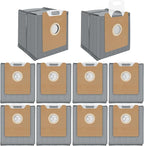 10 Pack G40 Dust Bags Replacement for Eufy G35+, G40+, G40 Hybrid+ Auto-Empty Station Robot Vacuum Dust Bags Kit, Large Capacity Disposable Replacement Bag