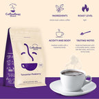 Coffee Bean Direct Tanzanian Peaberry, Whole Bean Coffee, Light Roast, 1 Pound Bag (Pack of 1)
