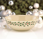 Lenox 830141 Holiday Serving Bowl, Christmas Hosting