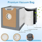 10 Pack G40 Dust Bags Replacement for Eufy G35+, G40+, G40 Hybrid+ Auto-Empty Station Robot Vacuum Dust Bags Kit, Large Capacity Disposable Replacement Bag