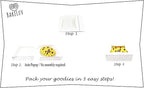 BAKELUV Pie Boxes for 9 Inch Pie | White, 25 Pack | 9x9x2.5 Bakery Box with Window, 9x9 Cookie Box, 9 Inch Pastry Boxes with Window Bulk, Cake Boxes, Auto Pop Up