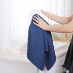 Homaxy 100% Cotton Waffle Weave Kitchen Dish Towels, Ultra Soft Absorbent Quick Drying Cleaning Towel, 13 x 28 Inches, 6-Pack, Navy Blue