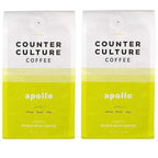 Counter Culture Coffee - Fresh Roasted Certified Organic Whole Bean Coffee (Kosher) (Apollo Double Pack)
