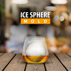 Ice Ball Molds Maker - 2 Pack Sphere Molds - 2.5 inch Round Ice -Slow Melting Ice for Whiskey Bourbon and Cocktails -