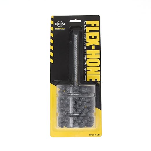 Brush Research BC30060 FLEX-HONE®, 3" (76.2mm) Diameter, 60 Grit, Silicon Carbide, for Mild Steel, Stainless Steel, Cast Iron and Softer Ferrous Materials