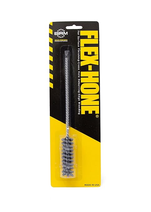 Brush Research BC14M600 FLEX-HONE®, 0.551" (14mm) Diameter, 600 Grit, Silicon Carbide, for Mild Steel, Stainless Steel, Cast Iron and Softer Ferrous Materials