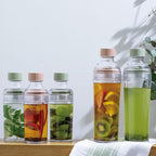 Hario Cold Brew Tea Portable Bottle, 160ml, Smoky Green