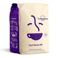 Coffee Bean Direct Dark Kenya AA, Whole Bean Coffee, Dark Roast, 5 Pound Bag (Pack of 1)
