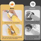 Corn Peeler, Corn Peeler for Corn on the Cob, 304 Stainless Steel Corn Cob Peeler, Corn Cob Stripper Tool, Quickly Remove Corn Kernels from Corn Cobs, Kichen Gadget