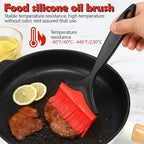 Extra Large Silicone Basting Pastry Brush, 3.9in Wide Heat Resistant Silicone Basting Brush for Cooking Baking Grilling and Spreading Oil BBQ Sauce Butter Marinade, Dishwasher Safe, 3Pcs