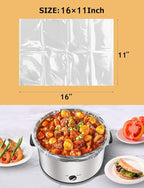 16 Counts Slow Cooker Liners Small Size(11 x 16 Inch) Kitchen Disposable Cooking Bags Fits 1 to 3 Quarts Safe for Oval or Round Pot (16)