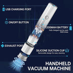 Vacuum Sealer, Handheld Vacuum Sealer for Food, Compact Vacuum Sealer Machine with 12 Reusable Vacuum Bags, Portable Cordless Vacuum Sealer Set for Travel, Fresh & Save Meal Prep Sous Vide