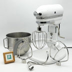 Heavy Duty Whisk Attachment for KitchenAid 5QT Bowl-Lift Stand Mixers- Extra Thick Stainless Steel Wire Whip for Fast Whipping, Perfect for Large Batches, Dishwasher Safe