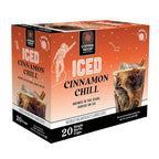 Copper Moon Single Serve Coffee Pods for Keurig K-Cup Brewers, Brew Over Ice Cinnamon Chill, 20 Count