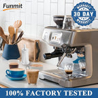 2 Pack Replacement Water Filter for Breville Espresso Machine Barista Touch Bes880, Barista Pro BES878, Oracle Touch BES990, Oracle BES980, Dual Boiler BES920 Bambino ClaroSwiss Sage by Funmit