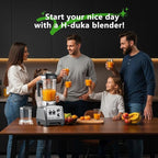 1800W Smoothie Blender and Grinder Combo 70OZ Large Capacity Countertop Blenders for Kitchen High Speed Blender for Smoothies Ice Crushing Frozen Drinks Puree