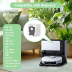 20 Pack Q7 M5+ Dust Bags for Roborock Q7 M5+, Q5 Max+, Q10 S5+, Q10 X5+, Q8 Max+, Q7 Max+, S7 Max Ultra, S8+ Robot Vacuum – Large Capacity Disposable Bag Accessories