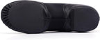 Linodes Unisex 006 PU Leather Upper Slip-on Jazz Shoe for Women and Men's Dance Shoes