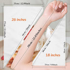 18 Inch Tipless Piping Bags for Royal Icing, 26 Inch Large Piping Bags, Thickened and Non-Slip Piping Icing Bags Disposable
