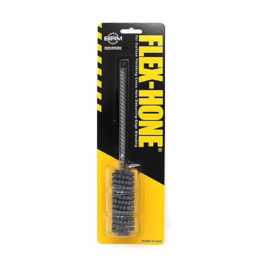 Brush Research BC10024 FLEX-HONE®, 1" (25.4mm) Diameter, 240 Grit, Silicon Carbide, For Mild Steel, Stainless Steel, Cast Iron and Softer Ferrous Materials
